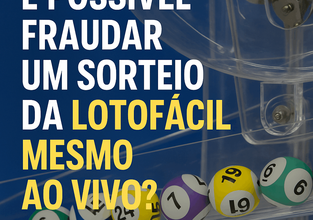 É Possível Fraudar um Sorteio da Lotofácil Mesmo Ao Vivo? Entenda os Riscos e Suspeitas